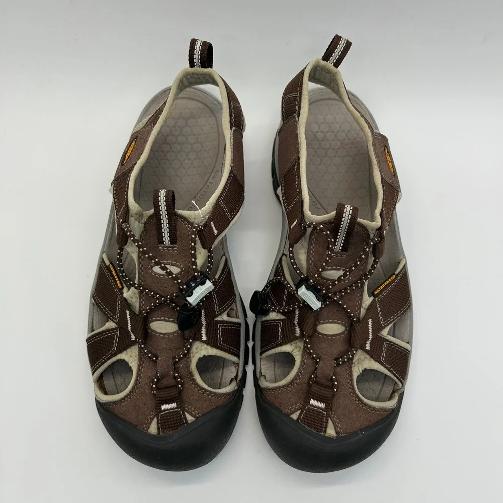 Keen Venice H2 Sandals Women 9.5 Brown Waterproof Hiking Gorpcore Sport Shoes